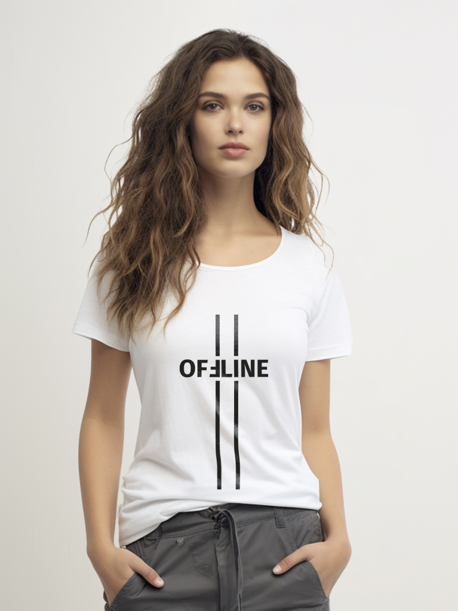 Woman t-shirt Offline