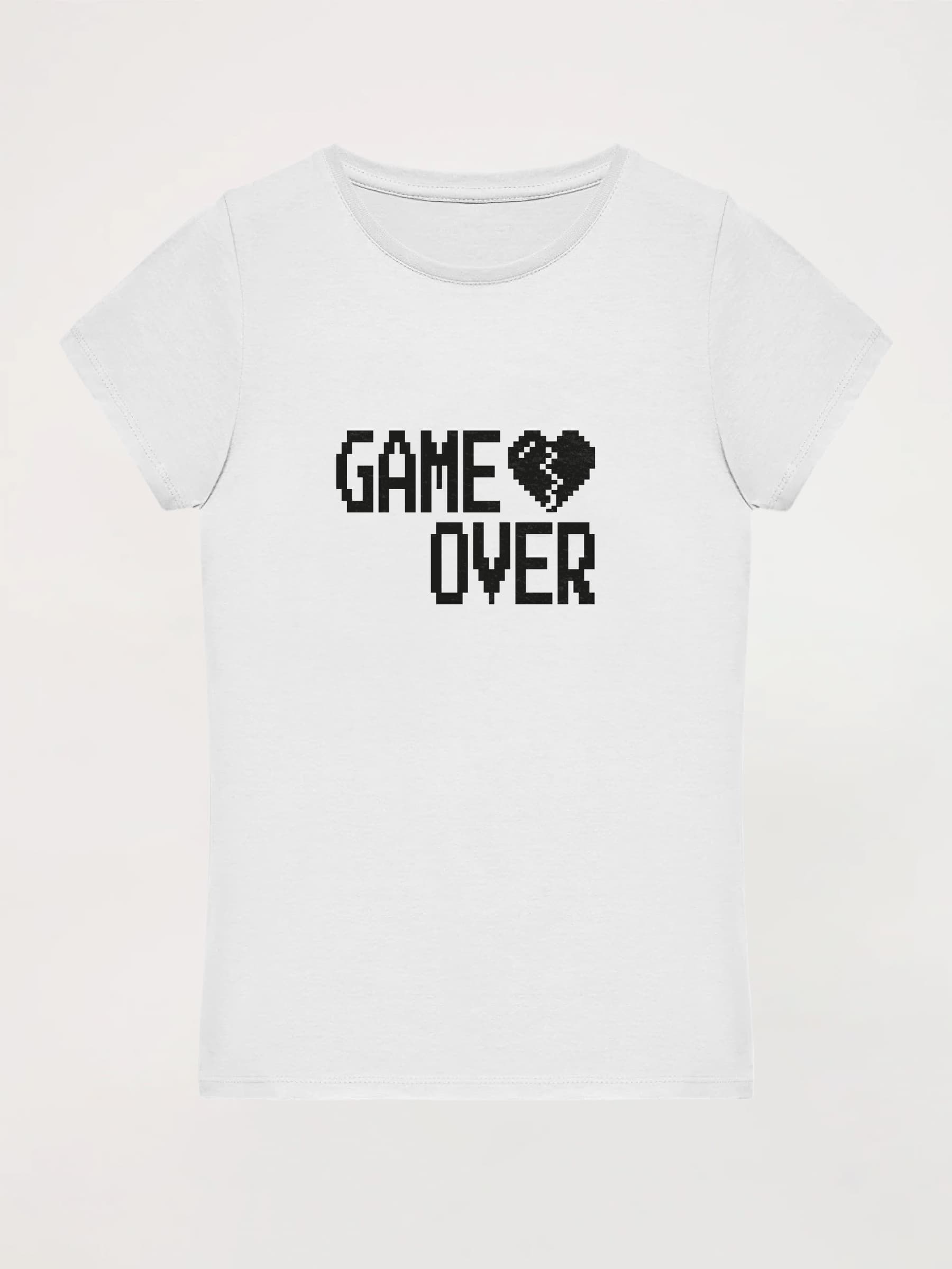 Camiseta mujer Game Over