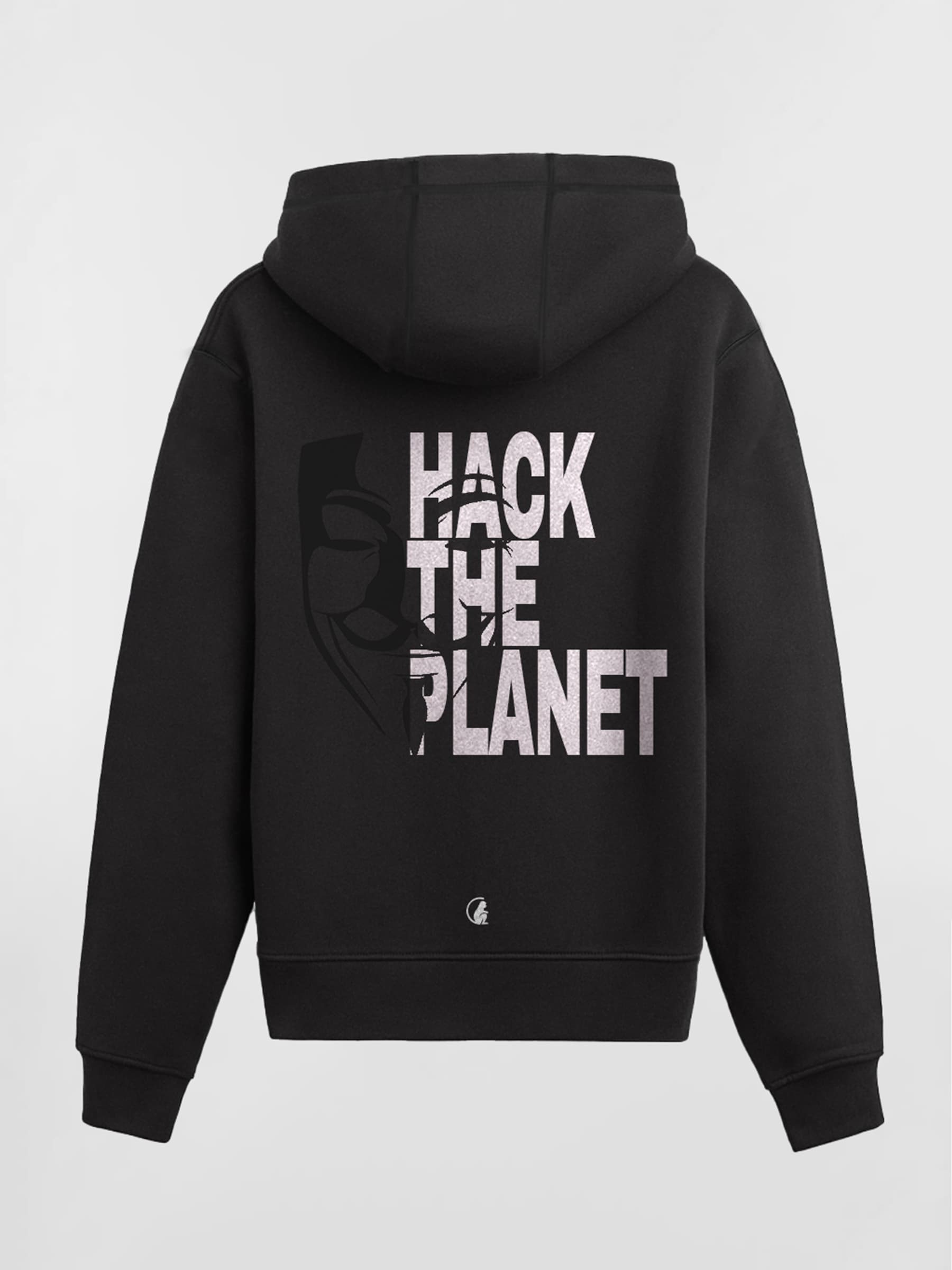 Sudadera con capucha Hack the Planet