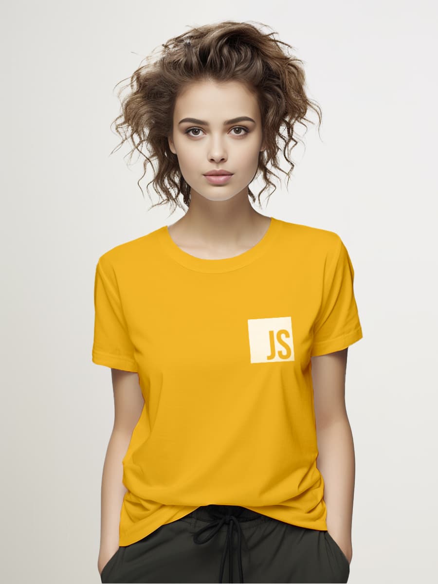 Woman t-shirt Javascript