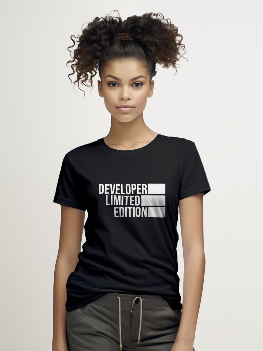 Woman t-shirt Developer Limited Edition